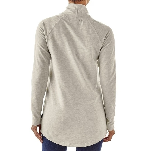 [Patagonia] Ahnya Cowl Tunic - Light Heathered Gray - S - Picture 2 of 11